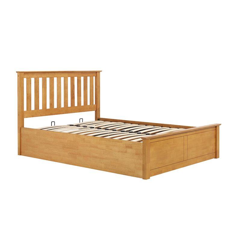 Phoenix Ottoman Storage Bed - 4ft Small Double - White