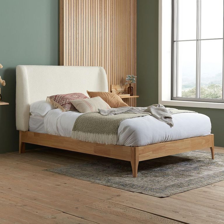 Halfden Bed - White - 5ft King Size