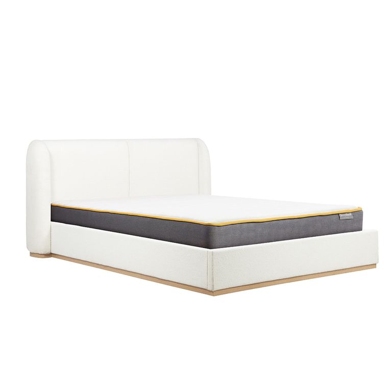 Eden Bed - White Fabric - Sizes Available