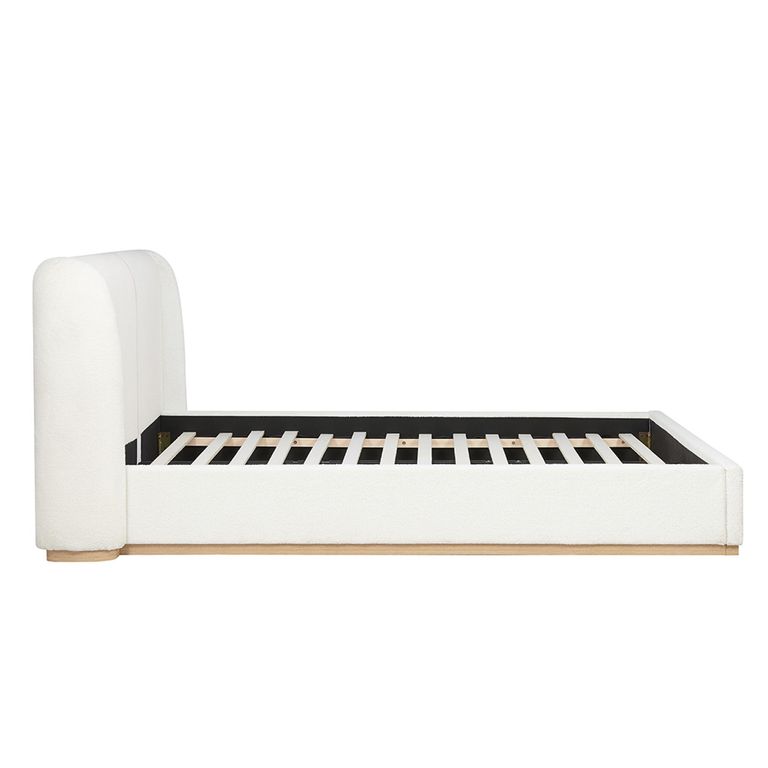Eden Bed - White Fabric - Sizes Available
