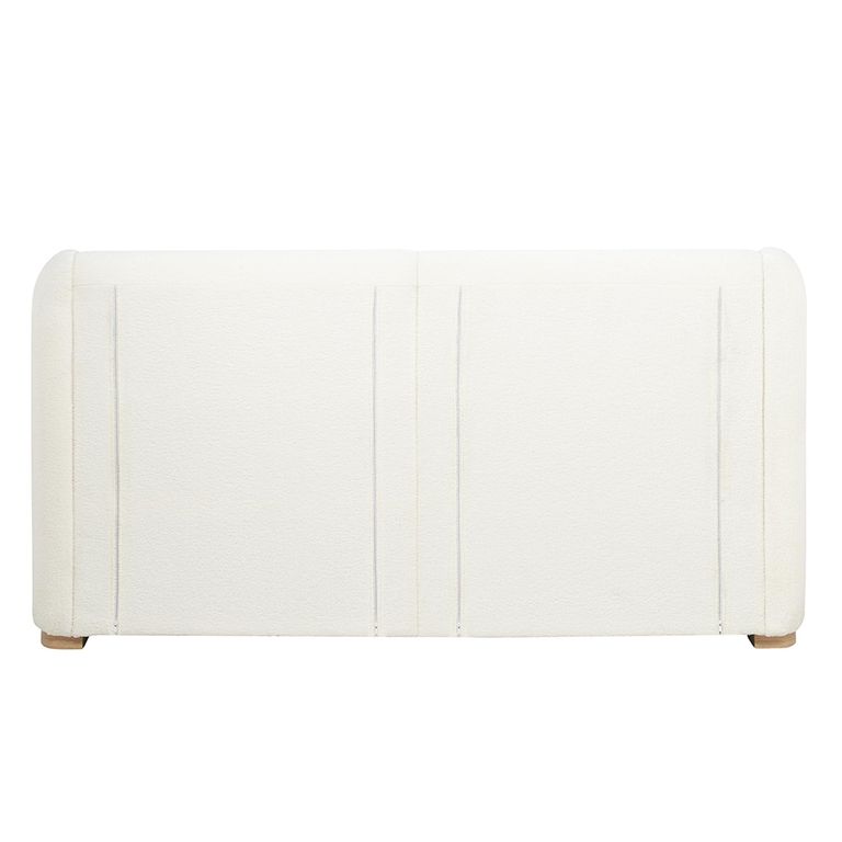 Eden Bed - White Fabric - Sizes Available