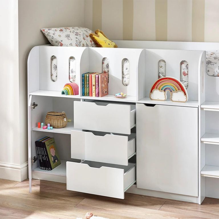 Vision Midsleeper Bed - White