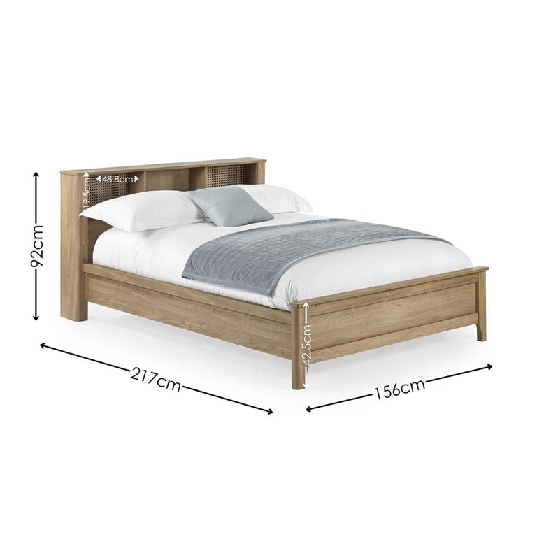 Sydney Bed - Oak - Sizes Available