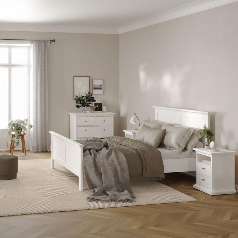 Paris Bed - 3ft Single - White