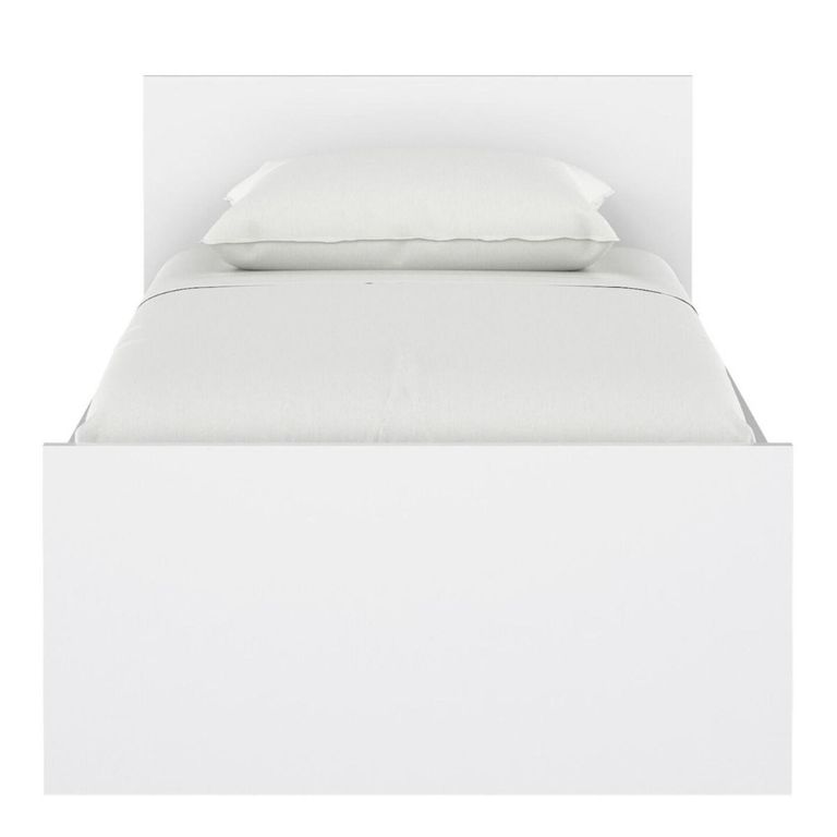 Naia Bed - 3ft Single - White Gloss