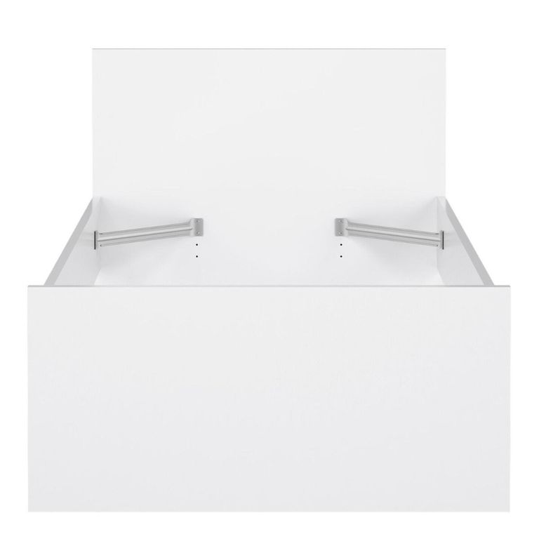 Naia Bed - 3ft Single - White Gloss