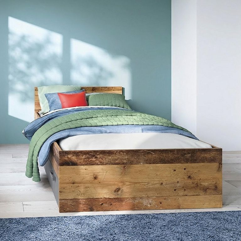 Brooklyn Bed - 3ft Single - Rustic