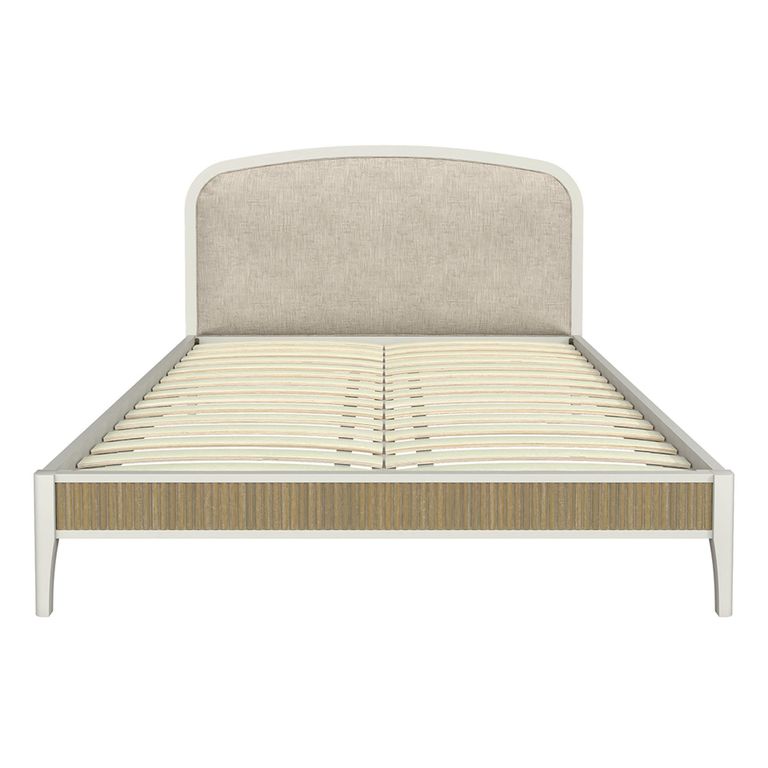 Abbeydale Bed - Soft Natural Painted and Fabric - Variation Available