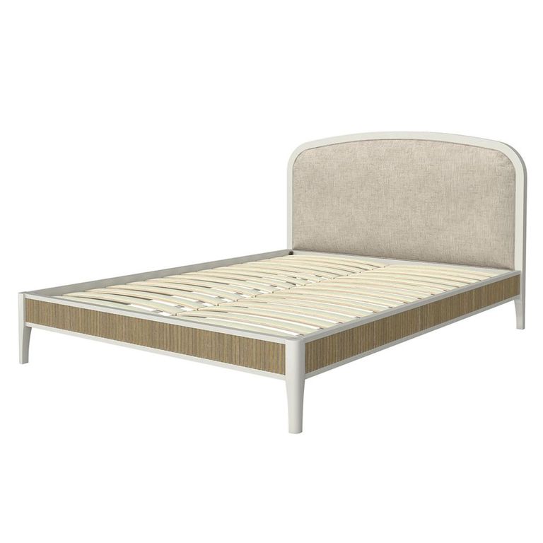 Abbeydale Bed - Soft Natural Painted and Fabric - Variation Available