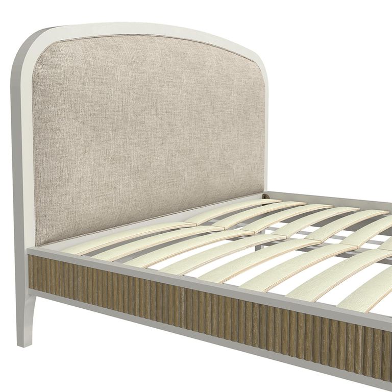 Abbeydale Bed - Soft Natural Painted and Fabric - Variation Available