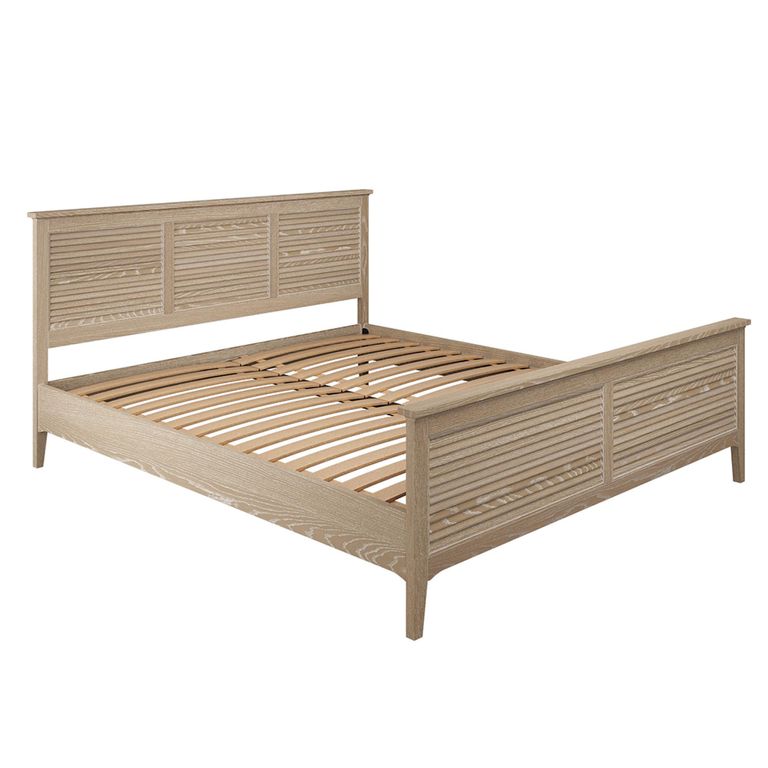 Ennis Bed - Natural Matt Lacquered - Variation Available