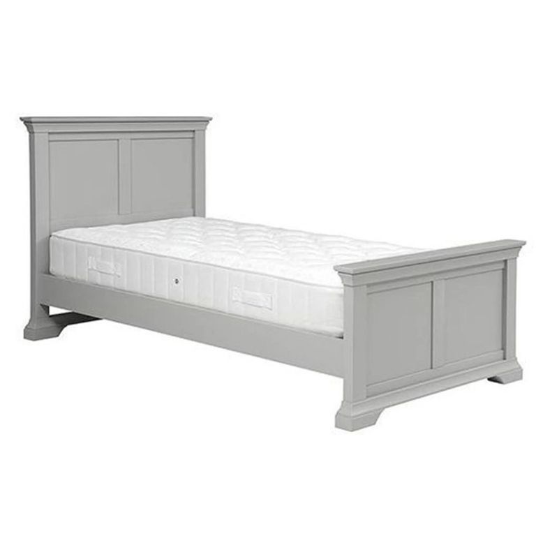 Paisley Bed - High Foot End - Grey Painted - Sizes Available