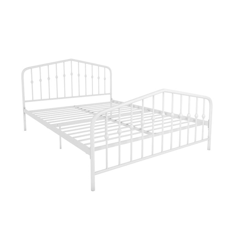 Novogratz Bushwick Metal Bed - White - Sizes Available - 4044129NUK