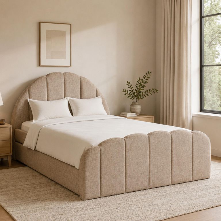 Pixie Pull Out Bed - 4ft Small Double - Clay - Fabric