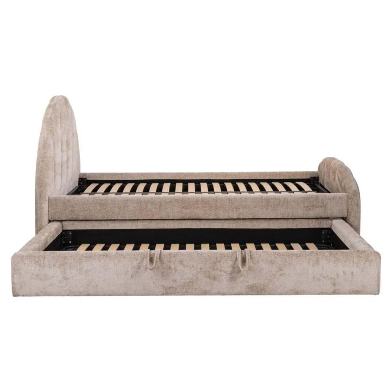 Pixie Pull Out Bed - 4ft Small Double - Clay - Fabric
