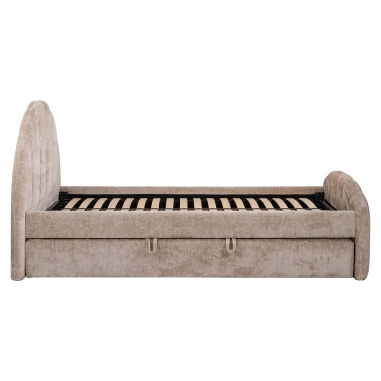 Pixie Pull Out Bed - 4ft Small Double - Clay - Fabric