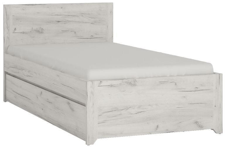 Angel White 3ft Single Underbed Drawer Bed