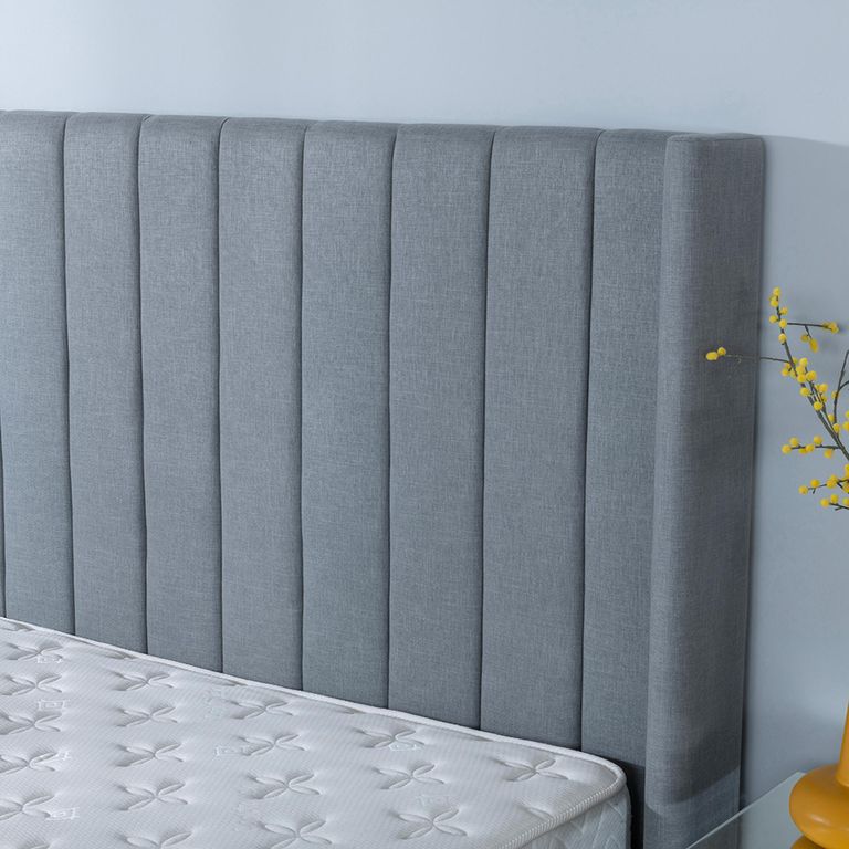 Annabelle Dark Grey Fabric 5ft King Size Ottoman Storage Bed