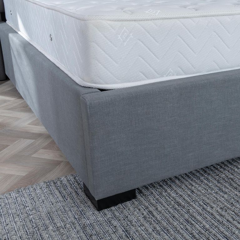 Annabelle Dark Grey Fabric 5ft King Size Ottoman Storage Bed