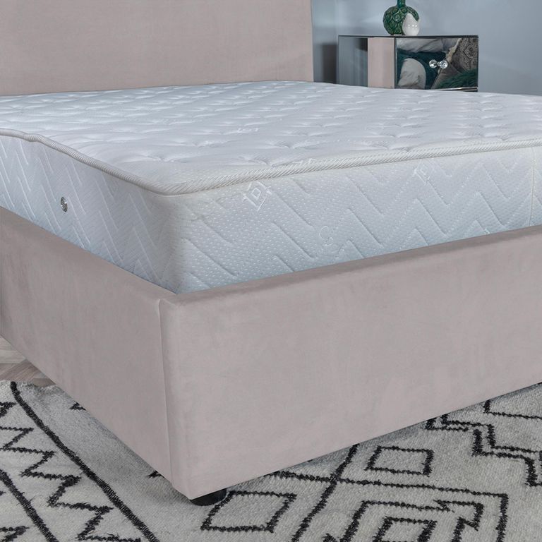 Ashby Beige Fabric Bed - 5ft King Size