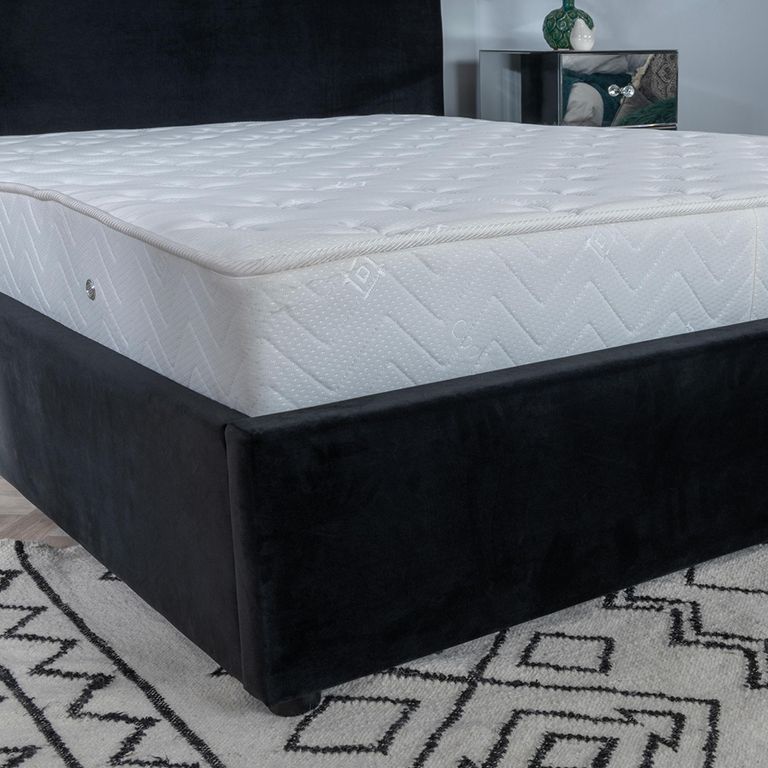 Ashby Black Fabric Bed