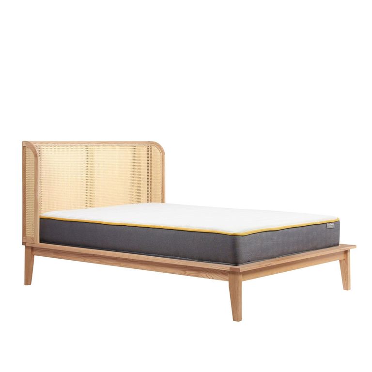 Astrid Bed - Oak Rattan - Sizes Available