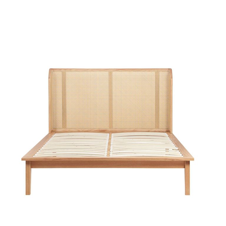 Astrid Bed - Oak Rattan - Sizes Available