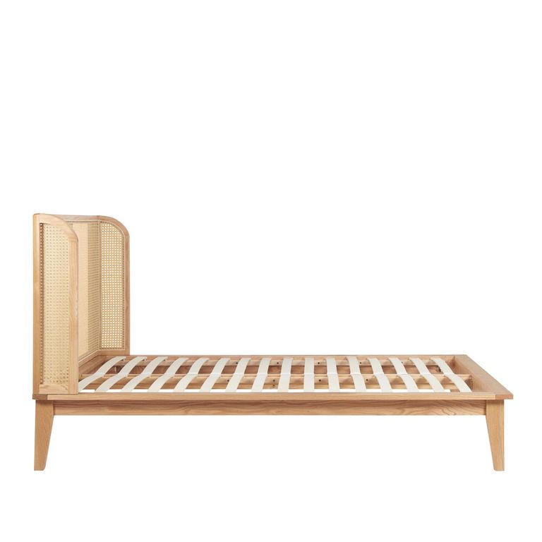 Astrid Bed - Oak Rattan - Sizes Available