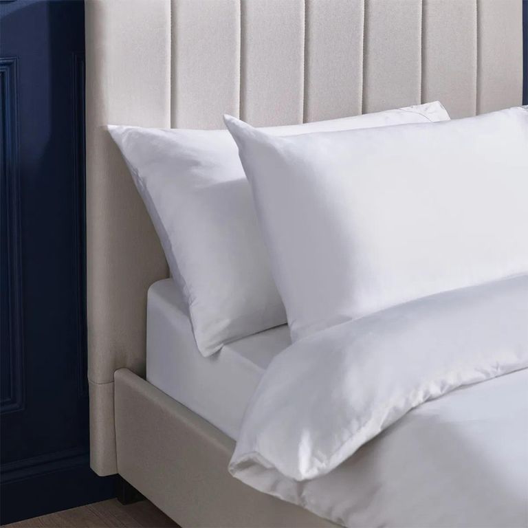 Aylen Bed - Oatmeal Linen Fabric - Sizes Available