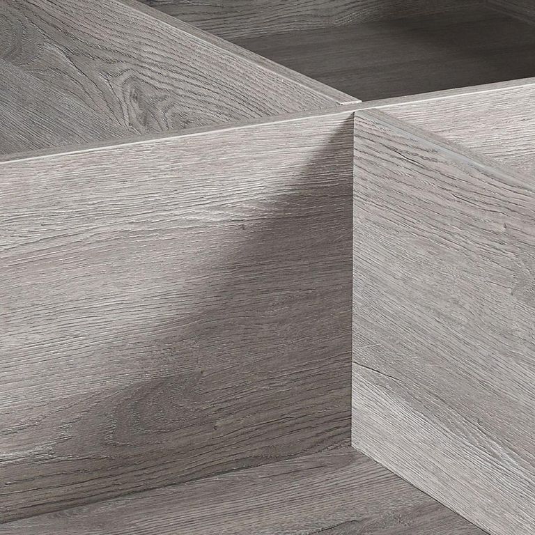 Bali Grey Oak Ottoman Storage Bed - Sizes Available