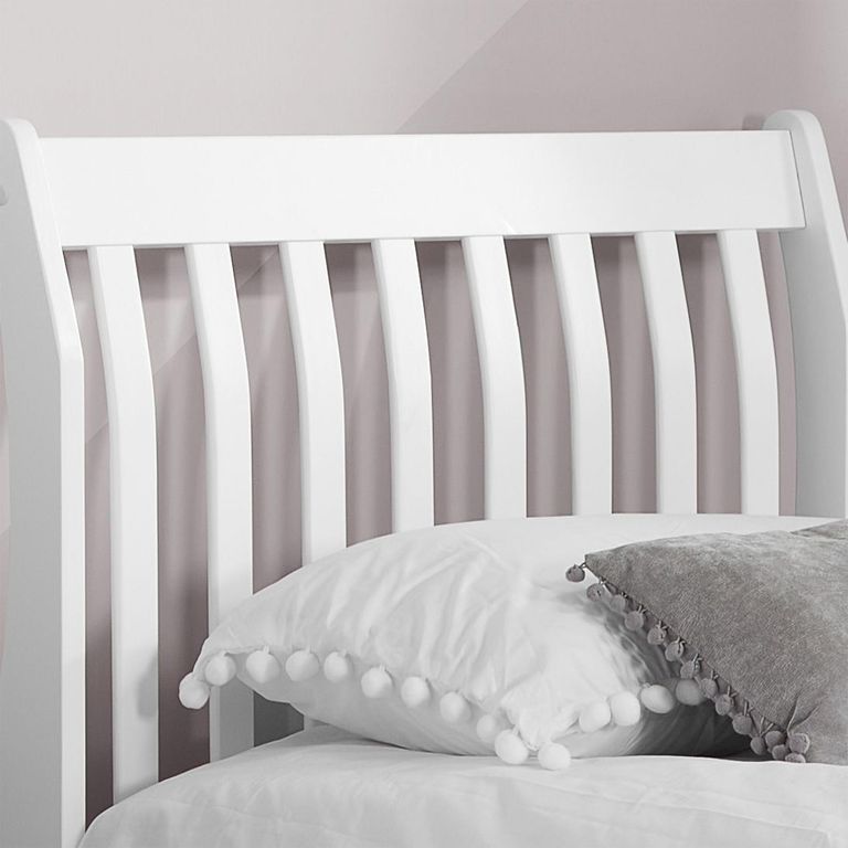Belford High Foot End Bed - White - Sizes Available