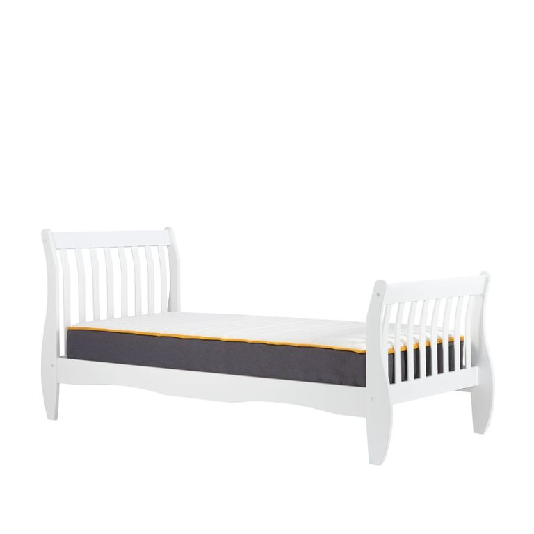 Belford High Foot End Bed - White - Sizes Available