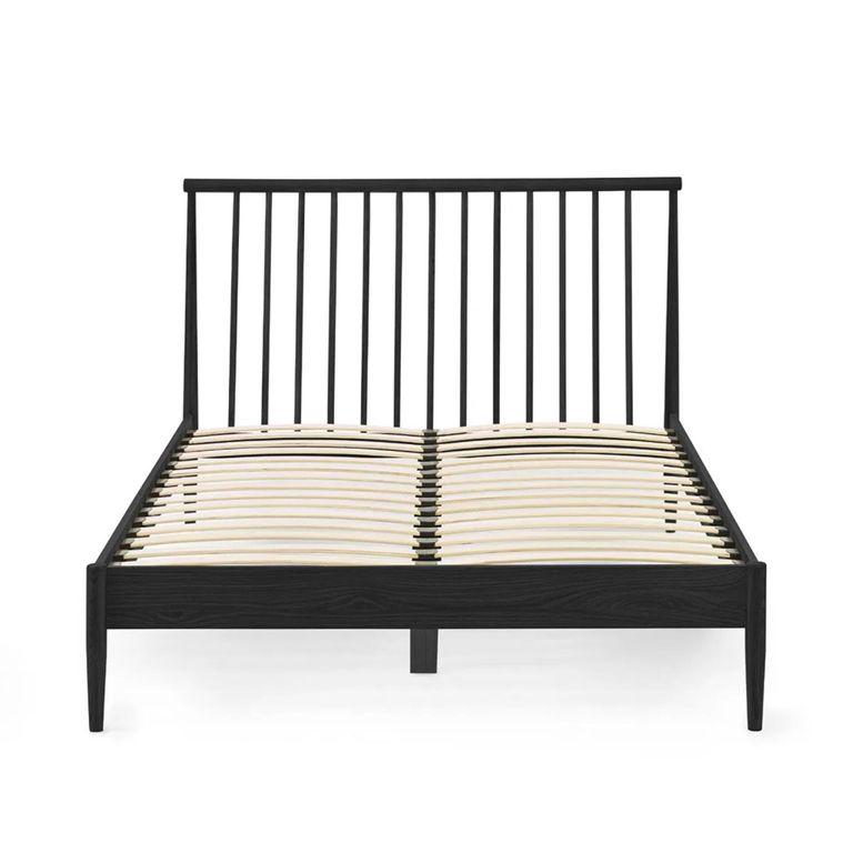 Belton Black Oak Spindle Bed - Sizes Available