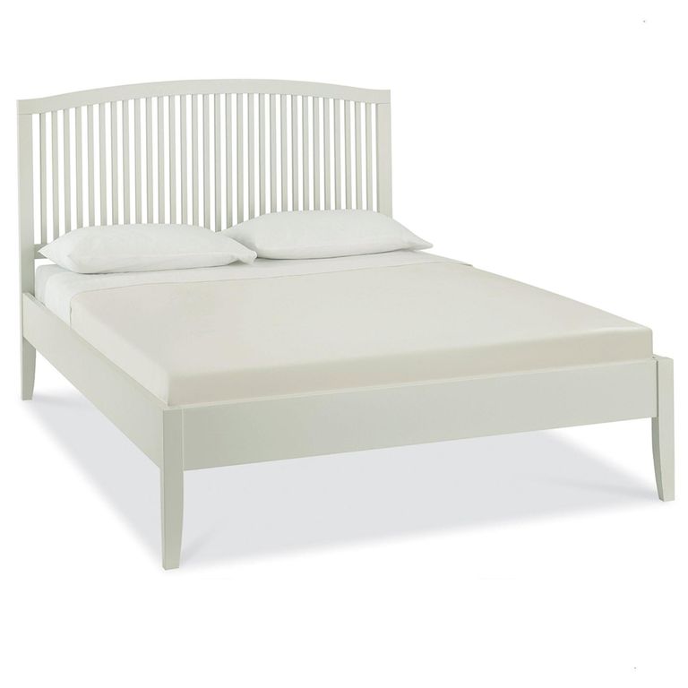Ashby Soft Grey Slatted Bed - Sizes Available