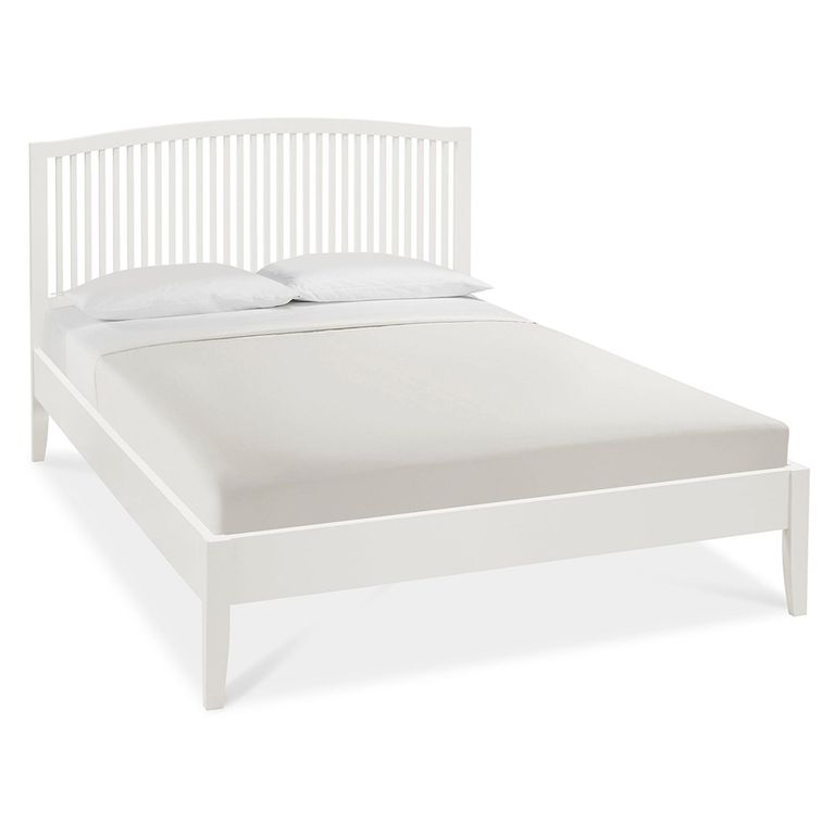 Ashby White Slatted Bed - Sizes Available