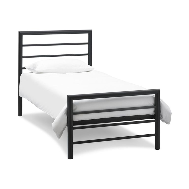 Urban Matt Black Bedstead - 3ft Single
