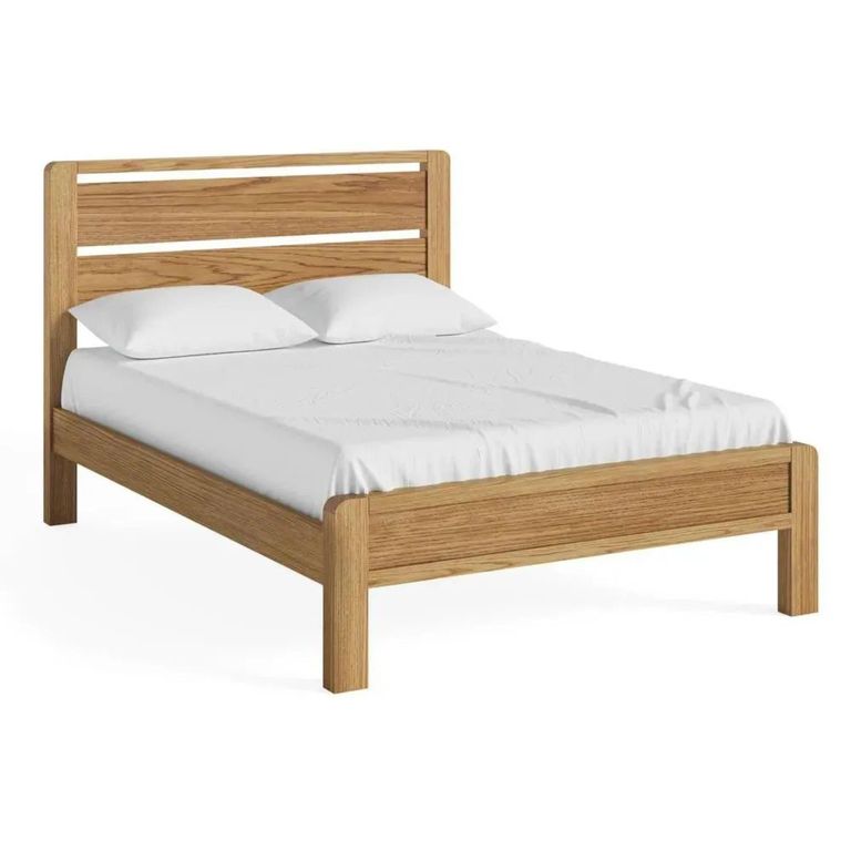 Bergen Oak Bed - Sizes Available