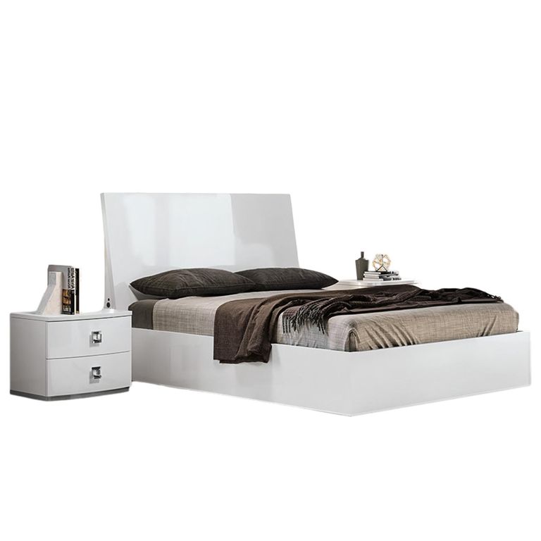 Betty White Gloss Bed - Sizes Available