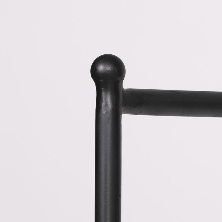 Black Metal Poster Bed - 4ft 6in Double