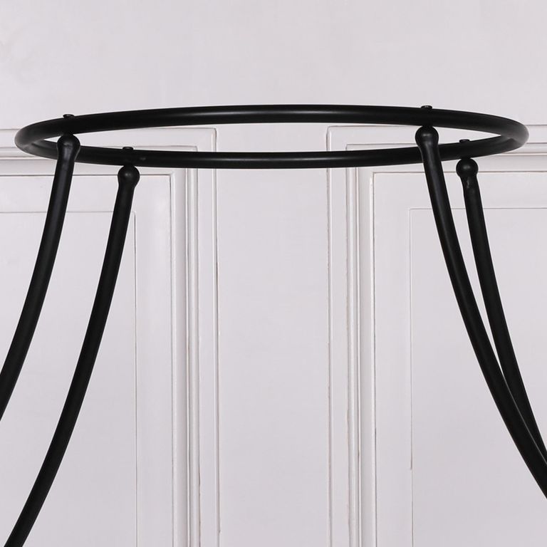 Black Metal Poster Bed - 5ft King Size