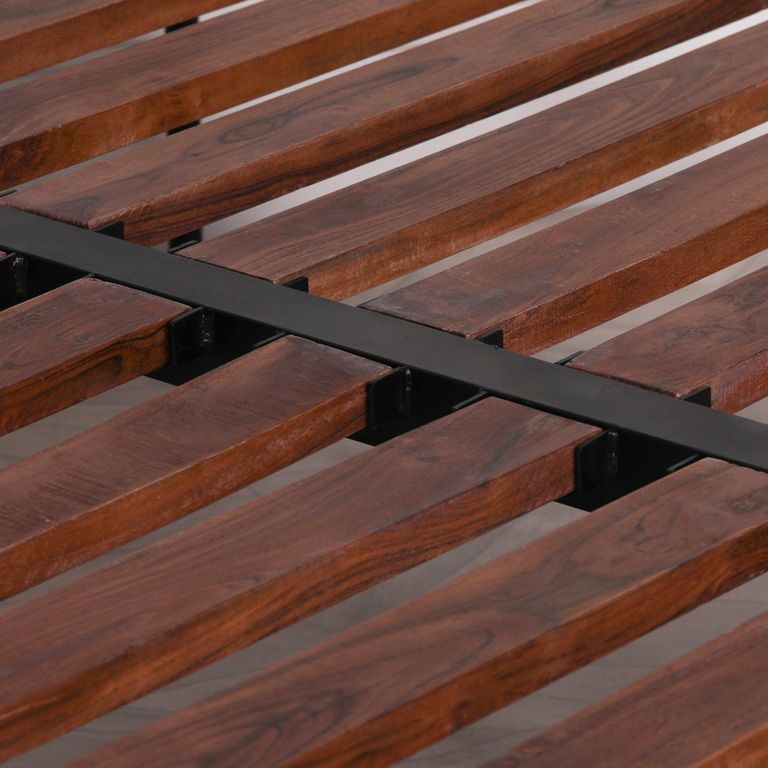 Black Metal Poster Bed - 5ft King Size