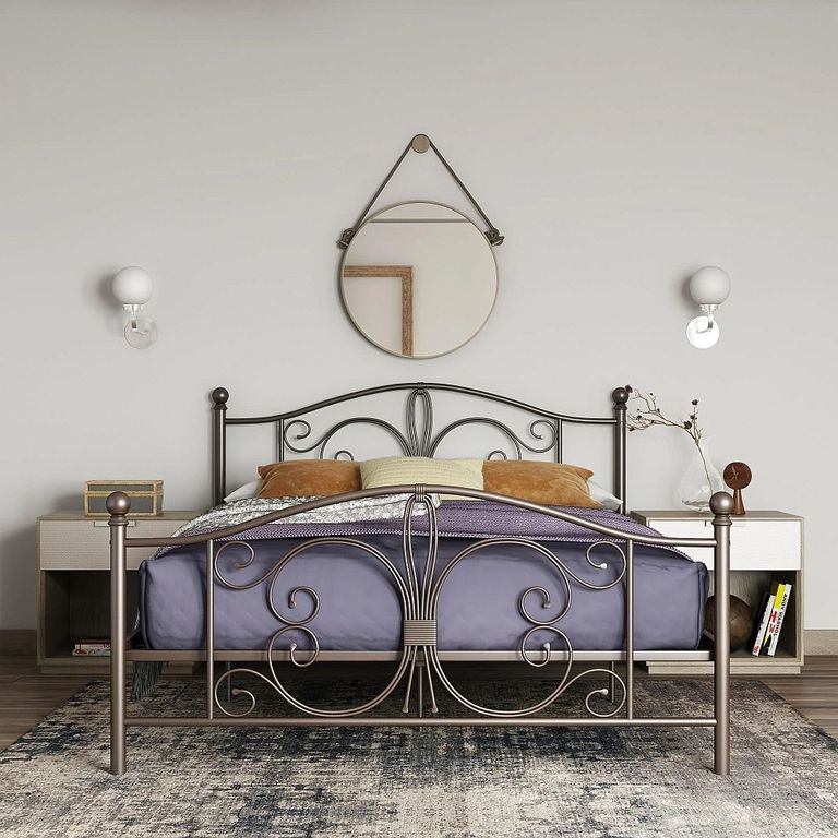 Boone Bronze Metal Bed - Sizes Available - 3246228UK