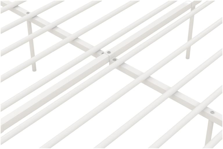 Boone White Metal Bed - Sizes Available - 3246198UK