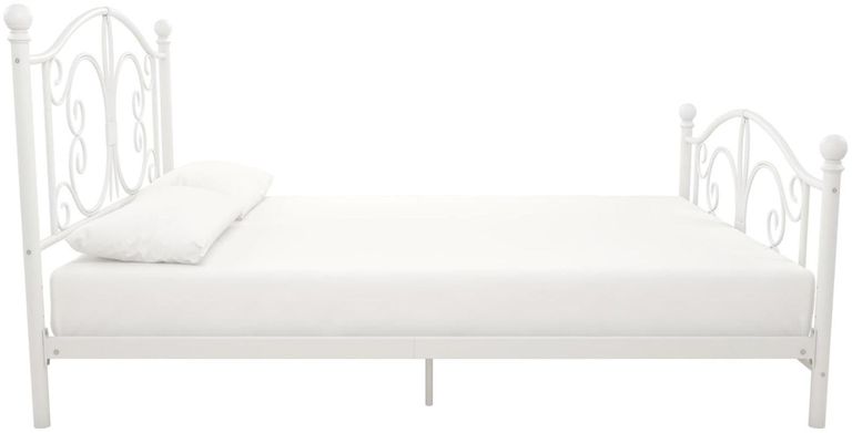 Boone White Metal Bed - Sizes Available - 3246198UK