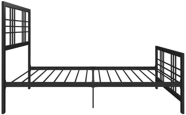 Brule Black Metal Bed - Sizes Available - 4150019UK