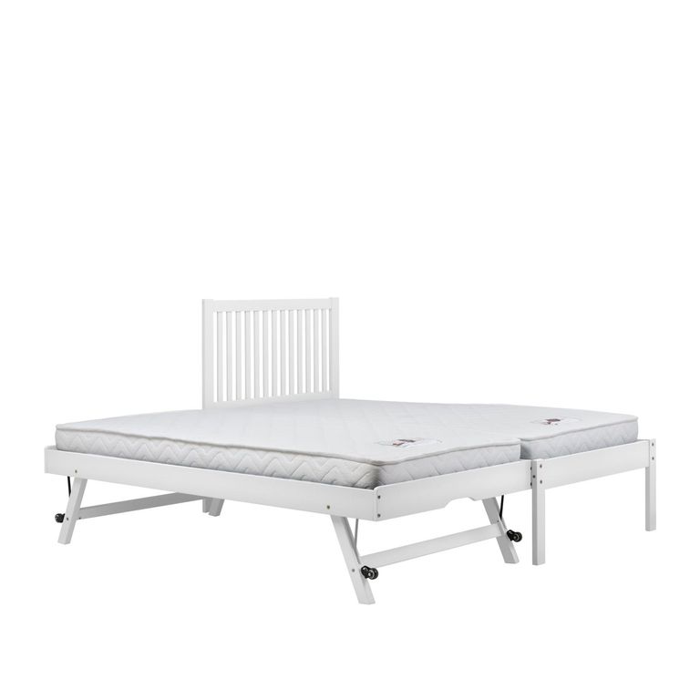 Buxton Trundle Bed - White