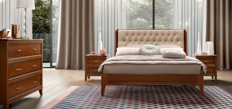 Giotto Bed - 5ft King Size - Walnut