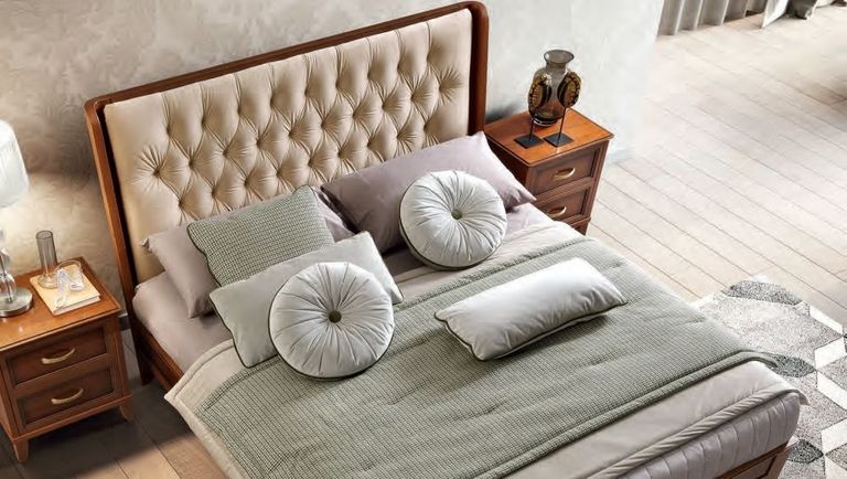 Giotto Bed - 5ft King Size - Storage - Walnut