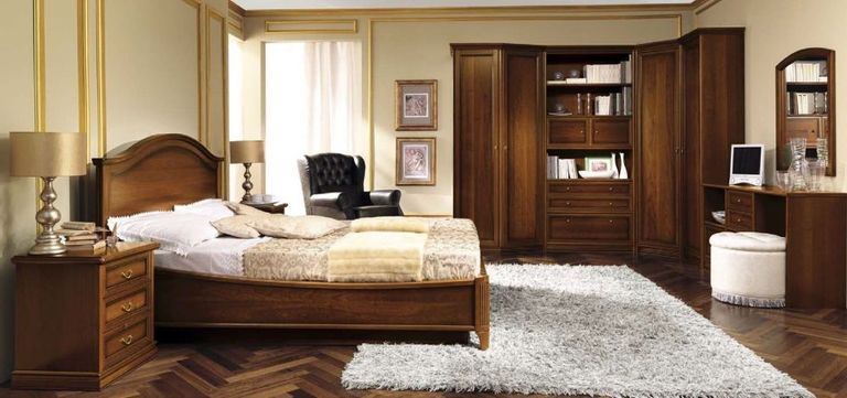 Nostalgia Bed - 6ft Queen Size - Gendarme - Walnut