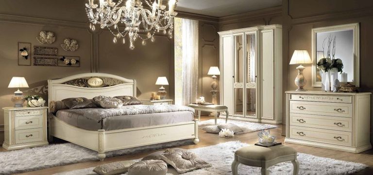 Siena Bed - Ferro - Ivory - Sizes Available